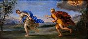 Francesco Albani Apollo and Daphne. USA oil painting artist